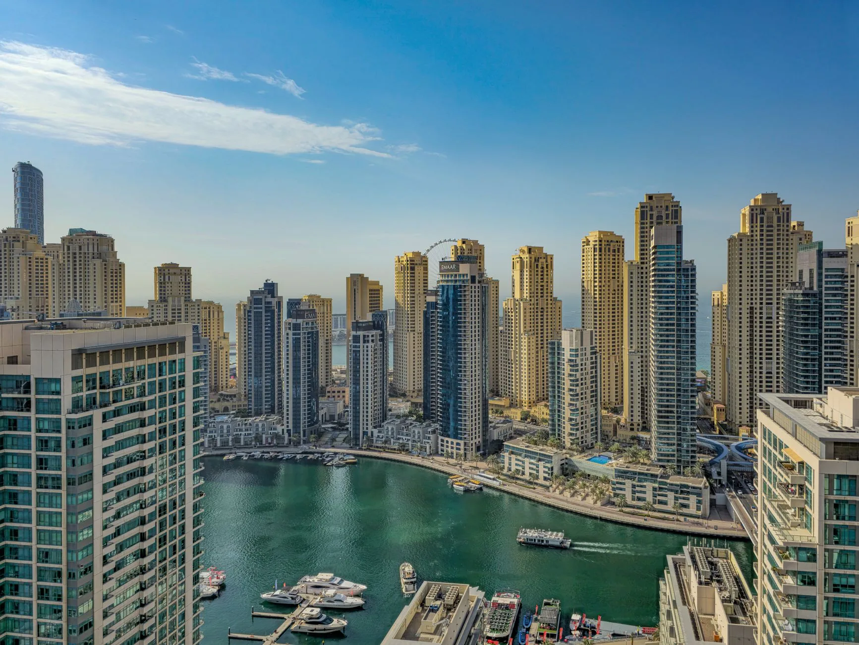 Dubai Marina et JBR : plage, promenade et restaurants