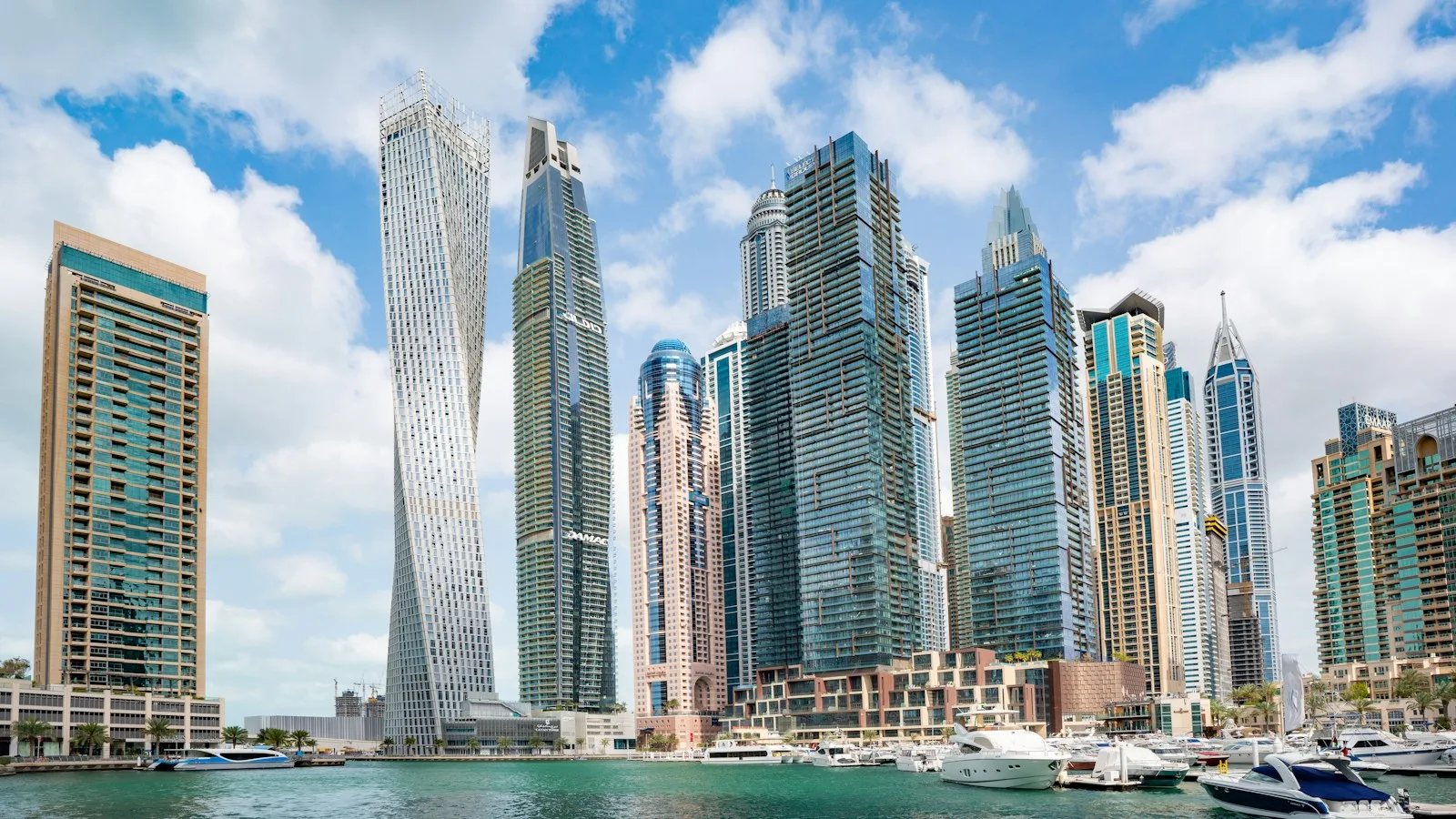 Dubai Marina : un quartier construit autour d'un canal